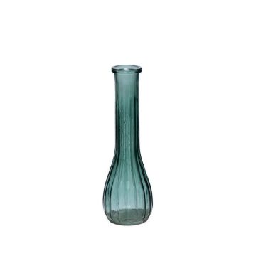 Vaso da tavolo KOSTA in vetro, blu petrolio-trasparente, 21,5 cm, Ø 7 cm Vaso da tavolo KOSTA in vetro, blu petrolio-trasparente, 21,5 cm, Ø 7 cm