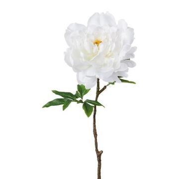 Fiore di peonia in plastica GLOUT, bianco, 65 cm Fiore di peonia in plastica GLOUT, bianco, 65 cm