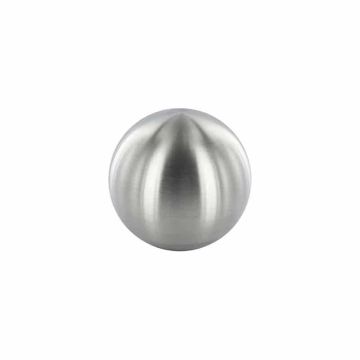 Sfera in acciaio inossidabile argento opaco MIROH, Ø6cm