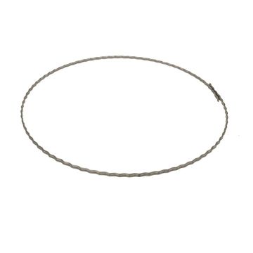Anello in filo piatto ondulato OASIS®, grigio, Ø15cm