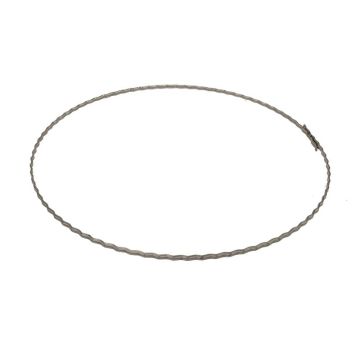 Anello in filo metallico OASIS® in filo piatto ondulato, grigio, Ø18cm Anello in filo metallico OASIS® in filo piatto ondulato, grigio, Ø18cm