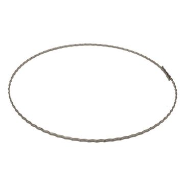 Anello in filo metallico OASIS® in filo piatto ondulato, grigio, Ø20cm Anello in filo metallico OASIS® in filo piatto ondulato, grigio, Ø20cm