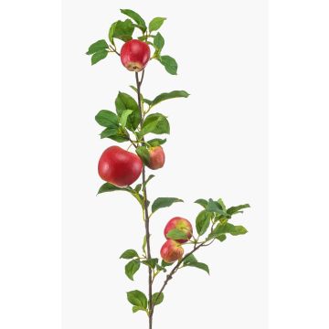 Ramo di mela artificiale ZANINA con frutti, rosso-giallo, 95 cm