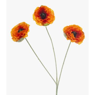 Ramo artificiale di papavero WHONRA, arancione, 60 cm, Ø 7 cm Ramo artificiale di papavero WHONRA, arancione, 60 cm, Ø 7 cm