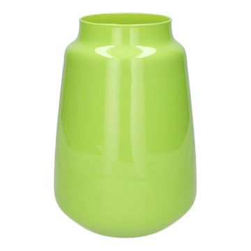 Vaso da fiori in vetro FLORINI, verde mela-satinato, 24,2cm, Ø17cm