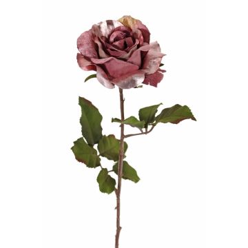 Rosa artificiale in velluto SINDALA, lilla antico, 60 cm, Ø 12 cm Rosa artificiale in velluto SINDALA, lilla antico, 60 cm, Ø 12 cm