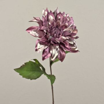 Fiore artificiale in velluto, dalia MINBU, lilla antico, 60 cm, Ø 17 cm Fiore artificiale in velluto, dalia MINBU, lilla antico, 60 cm, Ø 17 cm