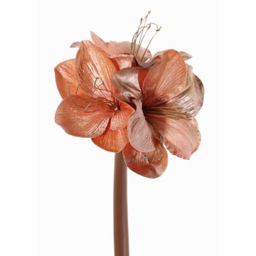 Fiore decorativo in velluto Amaryllis KIRSTY, rosa, 70cm, Ø13-15cm Fiore decorativo in velluto Amaryllis KIRSTY, rosa, 70cm, Ø13-15cm