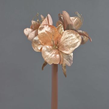 Fiore decorativo in velluto Amaryllis KIRSTY, rosa, 70 cm, Ø 13-15 cm Fiore decorativo in velluto Amaryllis KIRSTY, rosa, 70 cm, Ø 13-15 cm