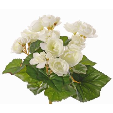 Begonia artificiale BIRMA su stelo, color crema, 20cm, Ø3-5cm Begonia artificiale BIRMA su stelo, color crema, 20cm, Ø3-5cm