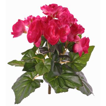 Begonia sintetica BIRMA su stelo, fucsia, 20cm, Ø3-5cm