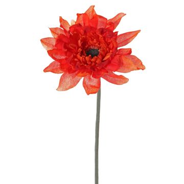 Gerbera artificiale PAMILLA, arancione, 65 cm, Ø 12 cm