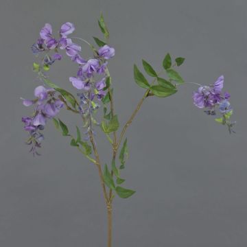 Ramo di glicine artificiale SOULA con fiori, viola, 80 cm, Ø 7-8 cm