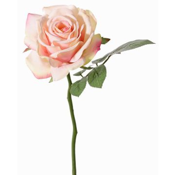 Rosa artificiale NIKOLETA, rosa-crema, 30 cm, Ø 12 cm Rosa artificiale NIKOLETA, rosa-crema, 30 cm, Ø 12 cm