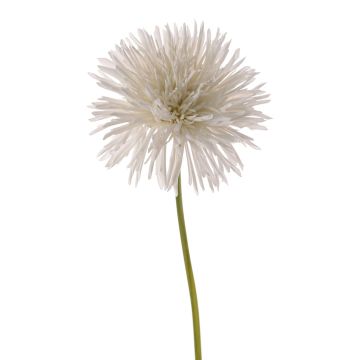 Crisantemo sintetico NANDITA, bianco, 60cm, Ø15cm