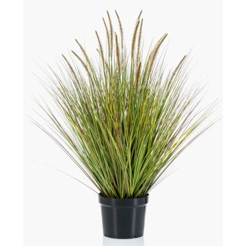 Pianta artificiale Erba YWAIN con pannocchie, beige-verde, 100 cm