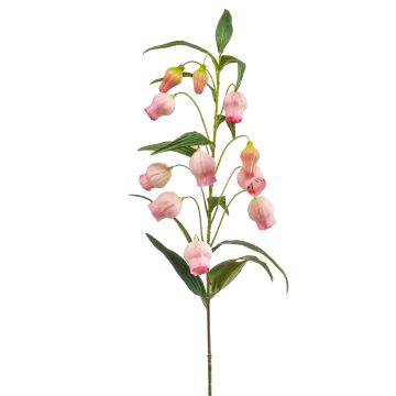 Fiore artificiale grande, giglio lanterna NIZAR, rosa-crema, 100 cm, Ø 2,5-3,5 cm