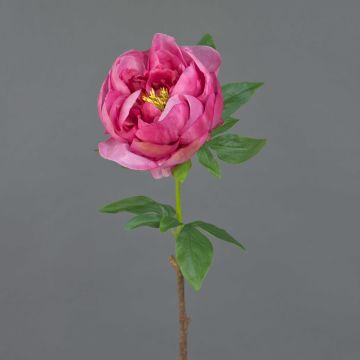 Fiore artificiale peonia BARBRO, rosa shocking, 65 cm, Ø 11 cm