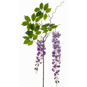 Fiore artificiale grande, ramo di glicine NISSRINE con fiori, lilla, 145cm Fiore artificiale grande, ramo di glicine NISSRINE con fiori, lilla, 145cm
