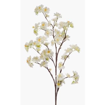 Fioro artificiale grande, ramo di fiori di ciliegio GIMA con fiori, giallo crema, 120 cm Fioro artificiale grande, ramo di fiori di ciliegio GIMA con fiori, giallo crema, 120 cm
