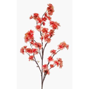 Fioro artificiale grande, ramo di ciliegio in fiore GIMA con fiori, color corallo, 120 cm Fioro artificiale grande, ramo di ciliegio in fiore GIMA con fiori, color corallo, 120 cm
