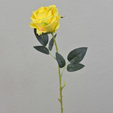Rosa artificiale ELEAZAR, giallo, 65 cm, Ø 9 cm Rosa artificiale ELEAZAR, giallo, 65 cm, Ø 9 cm