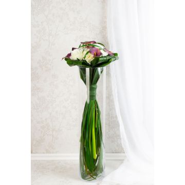 Ridisegno del bouquet da sposa con scettro di Janine: un ricordo eterno!