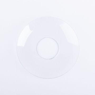 Supporto in vetro per candele TURIBIO per candele lunghe fino a &Oslash;2,4cm, trasparente, &Oslash;6,8cm