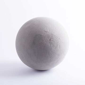 ®mosy Sfera di spugna floreale DEINA per fiori artificiali, grigio, Ø25cm