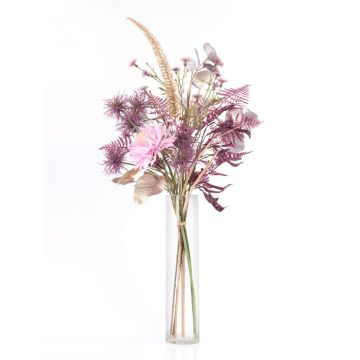 Bouquet decorativo di Capodanno MENAMI, amamelide, lilla-color champagne, 95cm, Ø45cm