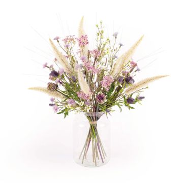 Bouquet decorativo da prato LAVEA, blu-viola-rosa, 65cm, Ø40cm