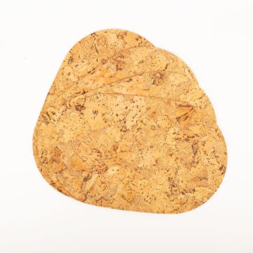 Sottopiatto ovale in sughero YEMINA, 4 pezzi, naturale-nero, 44x28,5x0,3 cm Sottopiatto ovale in sughero YEMINA, 4 pezzi, naturale-nero, 44x28,5x0,3 cm