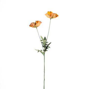 Ramo di papavero in plastica GUNDULA, Eco Collection, arancione-giallo, 70cm, Ø7-8cm Ramo di papavero in plastica GUNDULA, Eco Collection, arancione-giallo, 70cm, Ø7-8cm