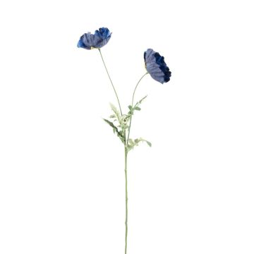 Ramo di papavero in plastica GUNDULA, Eco Collection, blu reale, 70cm, Ø7-8cm Ramo di papavero in plastica GUNDULA, Eco Collection, blu reale, 70cm, Ø7-8cm