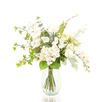 Mazzo decorativo invernale FUYUKO, bianco-verde, 70cm, Ø55cm Mazzo decorativo invernale FUYUKO, bianco-verde, 70cm, Ø55cm