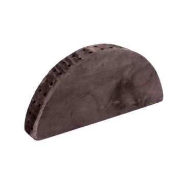 Supporto decorativo in legno MIKKEL per fiori secchi, 40 fori, nero, 25x4x11 cm