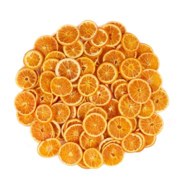 Frutta secca decorativa a fette d'arancia ELLIDA, arancione, Ø4-6cm, 250g