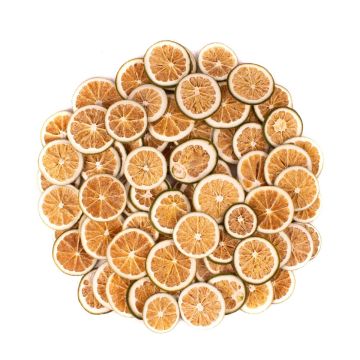Frutta secca decorativa a fette d'arancia LILLEMOR, verde, Ø4-6cm, 250g