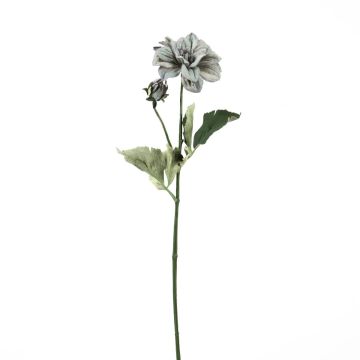 Ramo di fiori artificiali, dalia GINGER, Eco Collection, grigio-blu, 60 cm, Ø 10 cm Ramo di fiori artificiali, dalia GINGER, Eco Collection, grigio-blu, 60 cm, Ø 10 cm