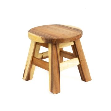 Poggiapiedi in legno NANNATI, naturale, 25 cm, Ø 26 cm Poggiapiedi in legno NANNATI, naturale, 25 cm, Ø 26 cm