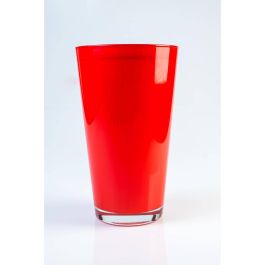 INNA-Glas Vaso Conico in Vetro Anna, Nero, 15cm, 11cm - Vaso da Fiori/Vaso da Tavolo