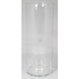 Vaso da terra cilindrico SANYA OCEAN di vetro, trasparente, 70cm, 19,5cm