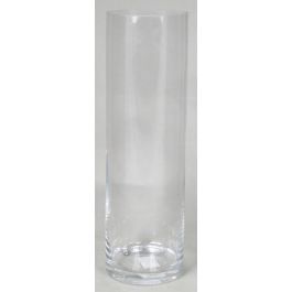 Vaso In Vetro Trasparente Sansa - Cilindrico, Ø9 Cm, Altezza 40 Cm, Per Fiori Freschi O Decorativi - Foto 9