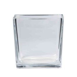 Vaso di vetro KIM OCEAN, trasparente, 12x12x12cm