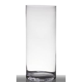 Vaso Da Pavimento In Vetro Trasparente 60cm X Ø19cm - Portafiori O Portalumini Decorativo - Foto 11