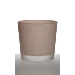 Vaso Cilindrico In Vetro Rosa Chiaro Alena – 16x17 Cm – Vaso Decorativo Per Fiori E Piante