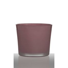INNA-Glas Vaso Conico da Pavimento AMNA Air in Vetro, Trasparente, 70cm, 19cm - Vaso da Terra - Fioriera