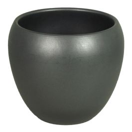 INNA-Glas Portafiori Ceramica, Grigio Antracite-Opaco, 19