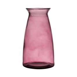 Vaso da fiori conico ANNA EARTH in vetro, verde chiaro, 15cm, 11cm