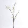 Ramo finto di fiori di melo LOUISA, fiorito, bianco crema, 85cm